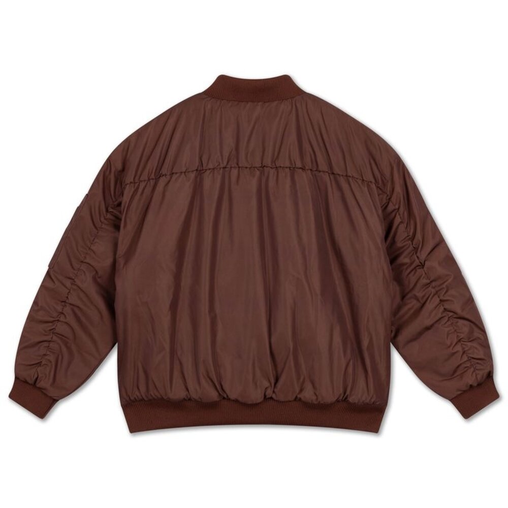 Repose 3. Bomber coat - Pure chocolat back Repose 3. Bomber coat - Pure chocolat back