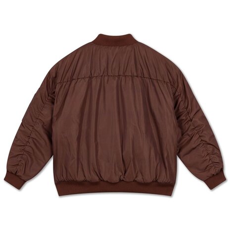 Repose 3. Bomber coat - Pure chocolat back Repose 3. Bomber coat - Pure chocolat back