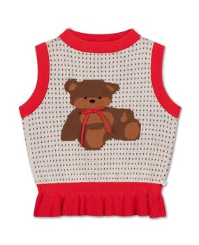 Repose 64. Knit peplum top