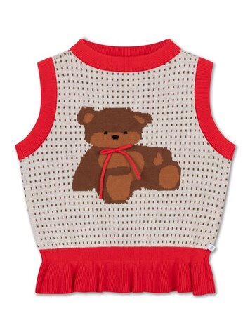 Repose 64. Knit peplum top