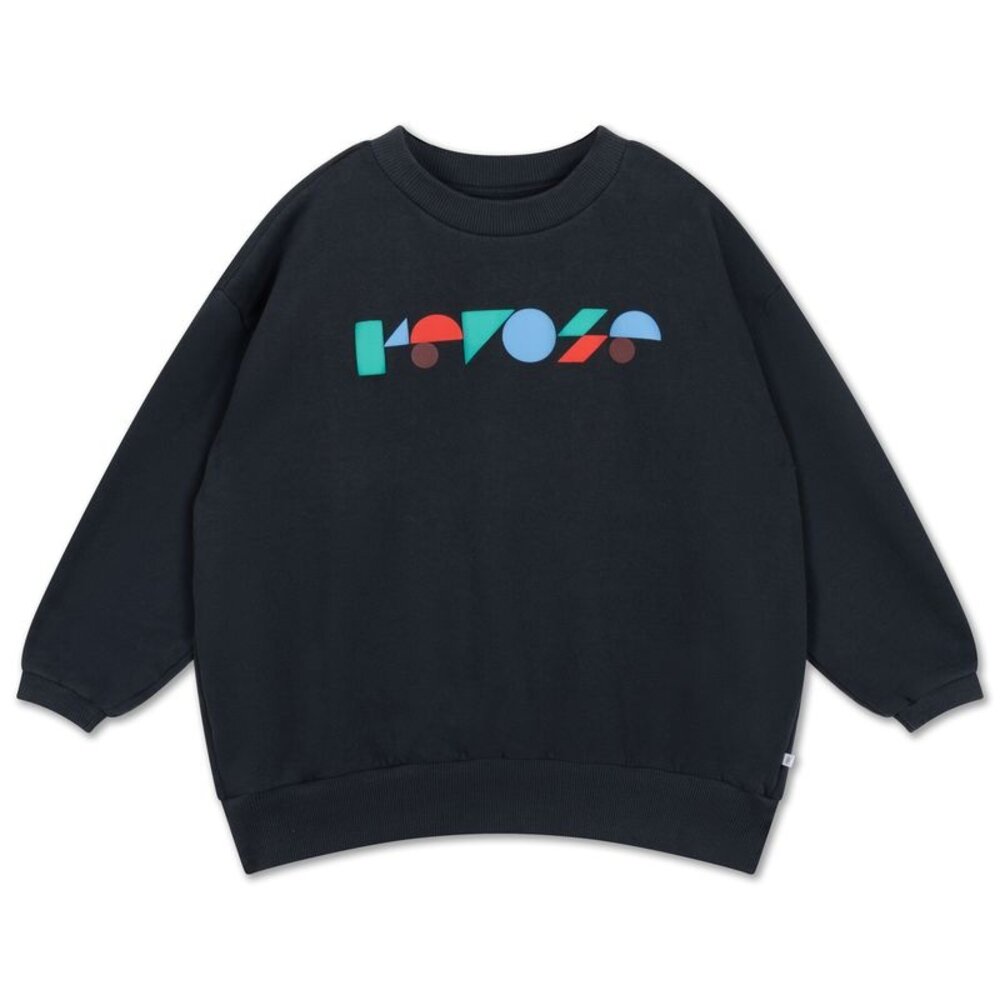 Repose 14. Cozy drop sweater - Moonless night black Repose 14. Cozy drop sweater - Moonless night black