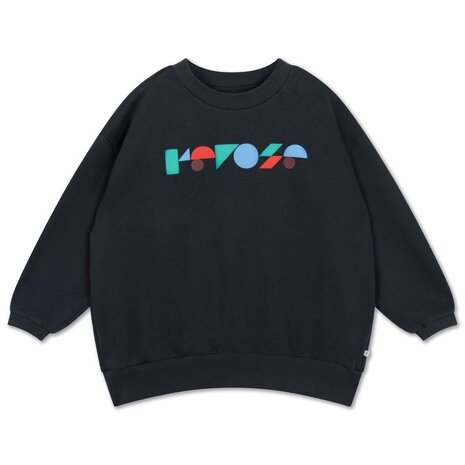 Repose 14. Cozy drop sweater - Moonless night black Repose 14. Cozy drop sweater - Moonless night black