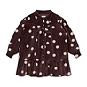 Repose 46. Bow dress - Chocolate polka dot Repose 46. Bow dress - Chocolate polka dot