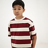 Repose 31. Tee shirt - Mulberry multi stripe Repose 31. Tee shirt - Mulberry multi stripe