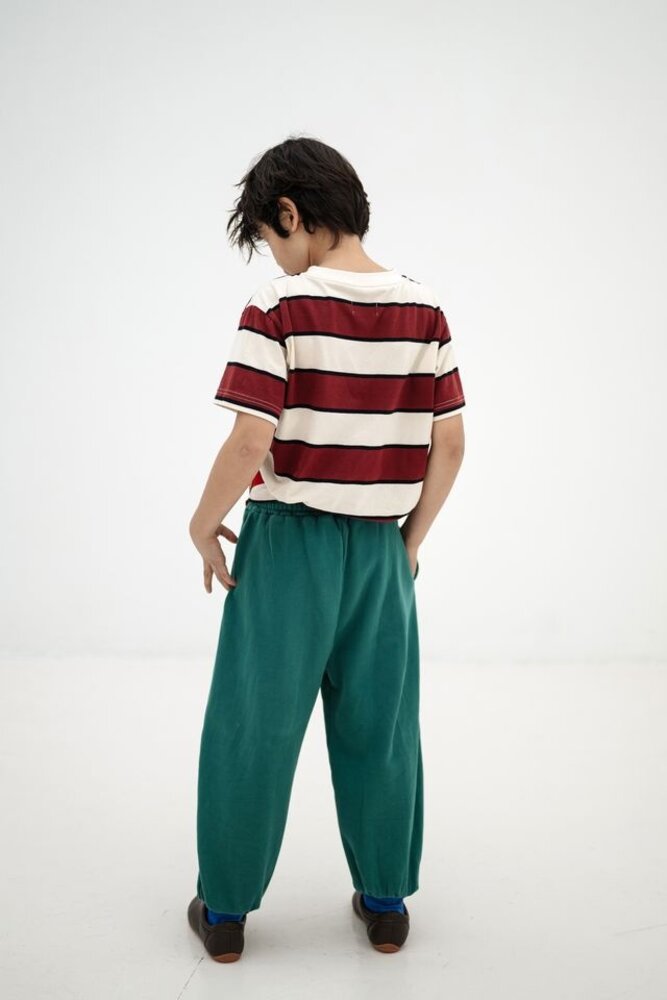 Repose 31. Tee shirt - Mulberry multi stripe Repose 31. Tee shirt - Mulberry multi stripe