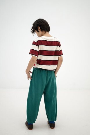 Repose 31. Tee shirt - Mulberry multi stripe Repose 31. Tee shirt - Mulberry multi stripe