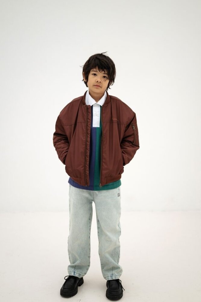 Repose 3. Bomber coat - Pure chocolat back Repose 3. Bomber coat - Pure chocolat back