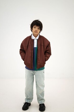 Repose 3. Bomber coat - Pure chocolat back Repose 3. Bomber coat - Pure chocolat back