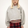 Repose 24. crop heart sweater - Light mixed grey Repose 24. crop heart sweater - Light mixed grey