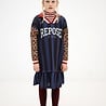 Repose 53. Sports jersey dress - Eclipse night color block back