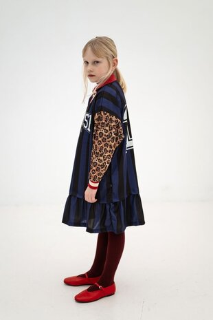 Repose 53. Sports jersey dress - Eclipse night color block back