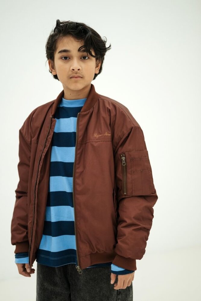 Repose 3. Bomber coat - Pure chocolat back Repose 3. Bomber coat - Pure chocolat back