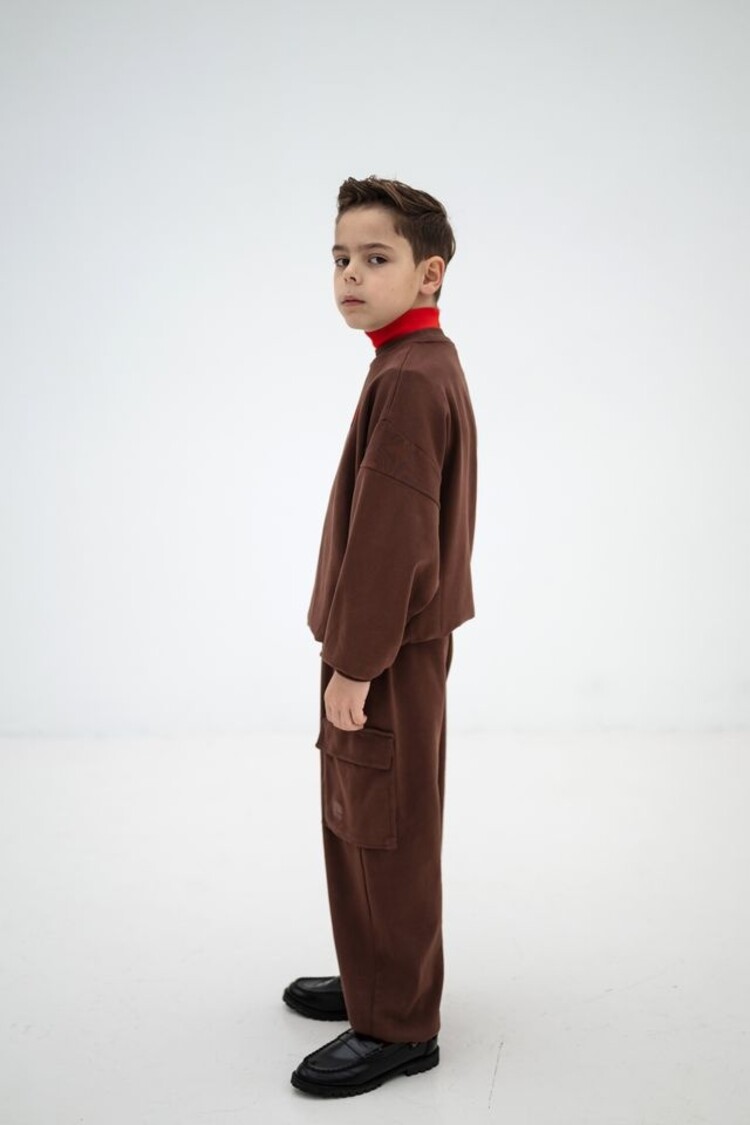 Repose 83. Cargo pants - Pure chocolate
