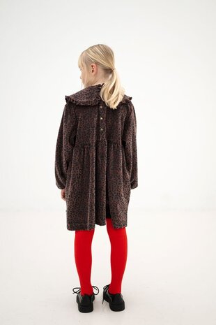 Repose 41. Fancy sweat dress - Chocolate leopard Repose 41. Fancy sweat dress - Chocolate leopard