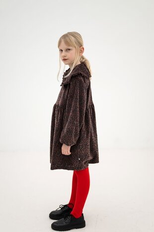 Repose 41. Fancy sweat dress - Chocolate leopard Repose 41. Fancy sweat dress - Chocolate leopard