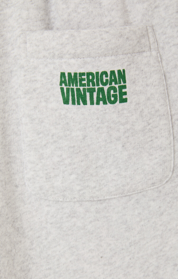 American Vintage Joggings Baptown Gris Chine