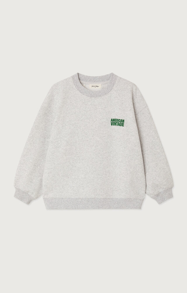 American Vintage Sweater Baptown Gris Chine American Vintage Sweater Baptown Gris Chine