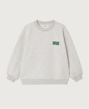 American Vintage Sweater Baptown Gris Chine American Vintage Sweater Baptown Gris Chine