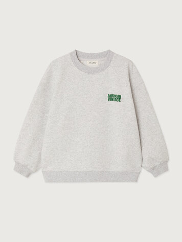 American Vintage Sweater Baptown Gris Chine