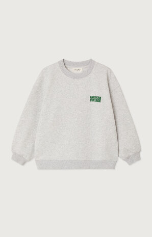 American Vintage Sweater Baptown Gris Chine American Vintage Sweater Baptown Gris Chine