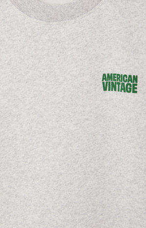 American Vintage Sweater Baptown Gris Chine American Vintage Sweater Baptown Gris Chine