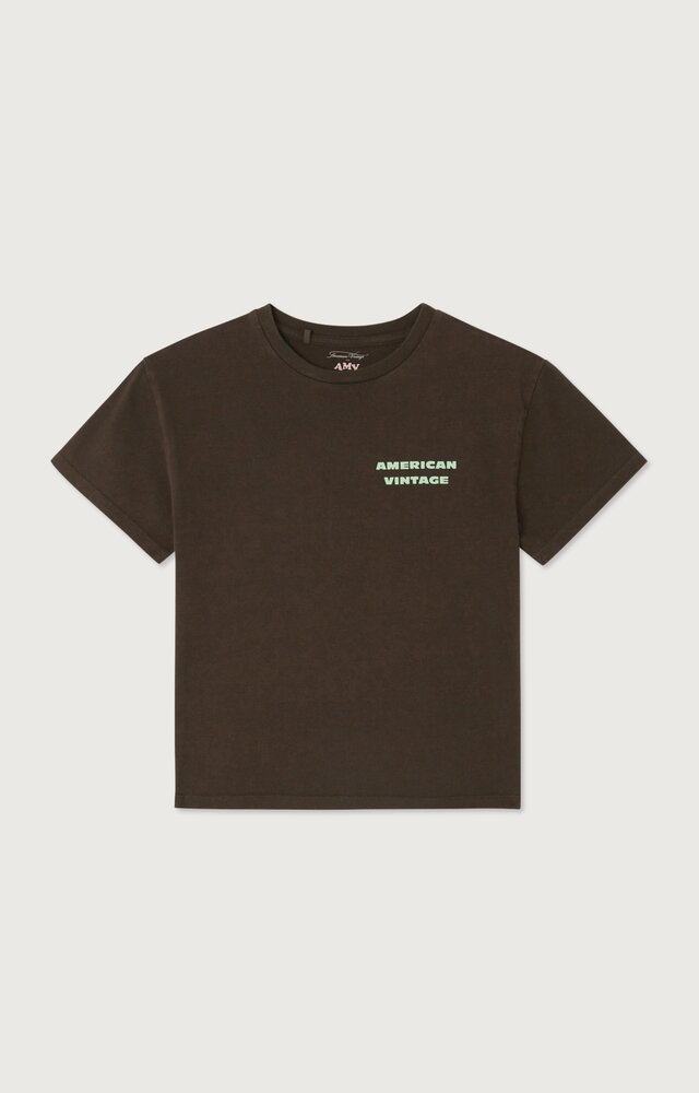 American Vintage T-shirt Fizvalley Choco Vintage