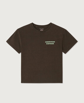 American Vintage T-shirt Fizvalley Choco Vintage