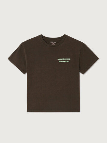 American Vintage T-shirt Fizvalley Choco Vintage