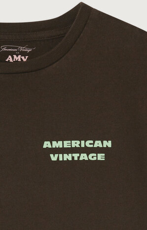 American Vintage T-shirt Fizvalley Choco Vintage