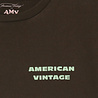 American Vintage T-shirt Fizvalley Choco Vintage
