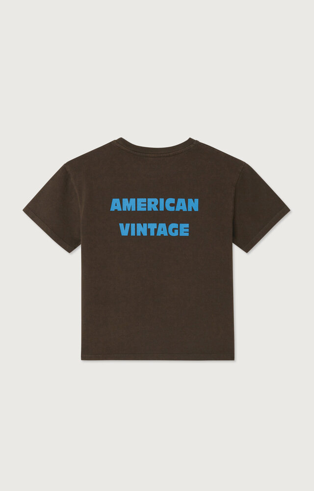 American Vintage T-shirt Fizvalley Choco Vintage