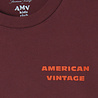 American Vintage T-shirt Fizvalley longsleeve Aubergine Vintage American Vintage T-shirt Fizvalley longsleeve Aubergine Vintage