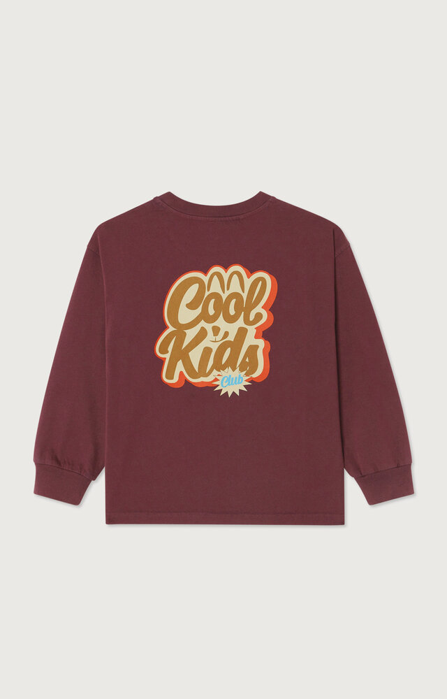 American Vintage T-shirt Fizvalley longsleeve Aubergine Vintage American Vintage T-shirt Fizvalley longsleeve Aubergine Vintage