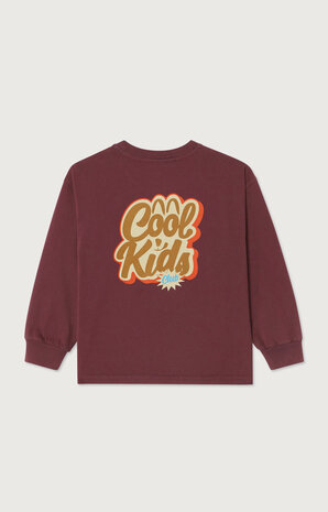 American Vintage T-shirt Fizvalley longsleeve Aubergine Vintage American Vintage T-shirt Fizvalley longsleeve Aubergine Vintage