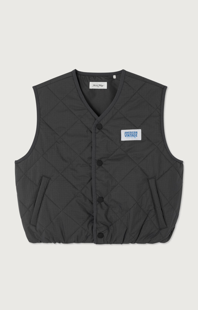 American Vintage Vest Yupibam-B Carbone American Vintage Vest Yupibam-B Carbone