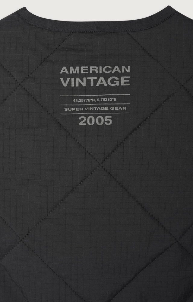 American Vintage Vest Yupibam-B Carbone American Vintage Vest Yupibam-B Carbone