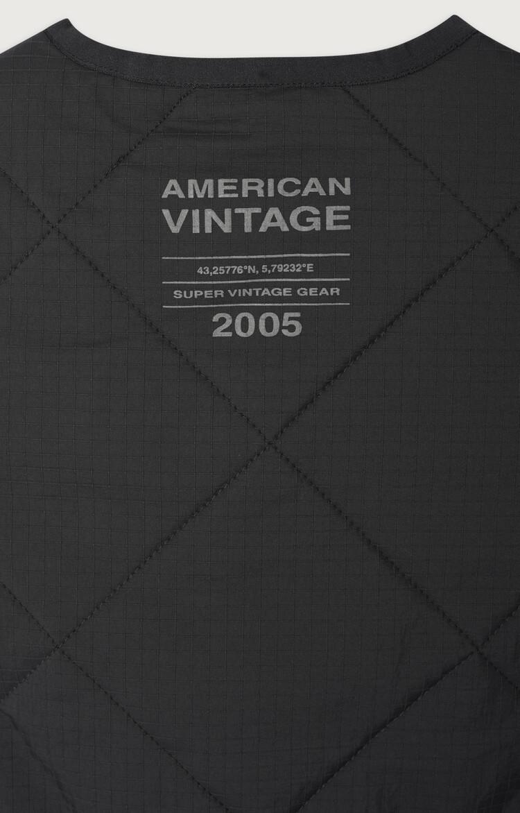 American Vintage Vest Yupibam-B Carbone