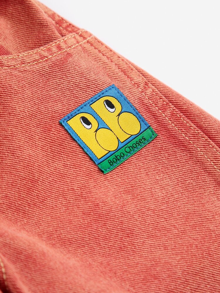 Bobo Choses Booo Bo Choses Tag denim pants Bobo Choses Booo Bo Choses Tag denim pants