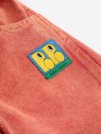 Bobo Choses Booo Bo Choses Tag denim pants Bobo Choses Booo Bo Choses Tag denim pants