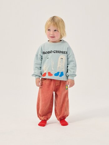 Bobo Choses Booo Bo Choses Tag denim pants Bobo Choses Booo Bo Choses Tag denim pants