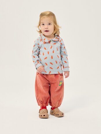 Bobo Choses Booo Bo Choses Tag denim pants Bobo Choses Booo Bo Choses Tag denim pants