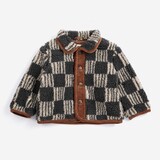 Bobo Choses Almost Moiré all over sheepskin jacket Bobo Choses Almost Moiré all over sheepskin jacket