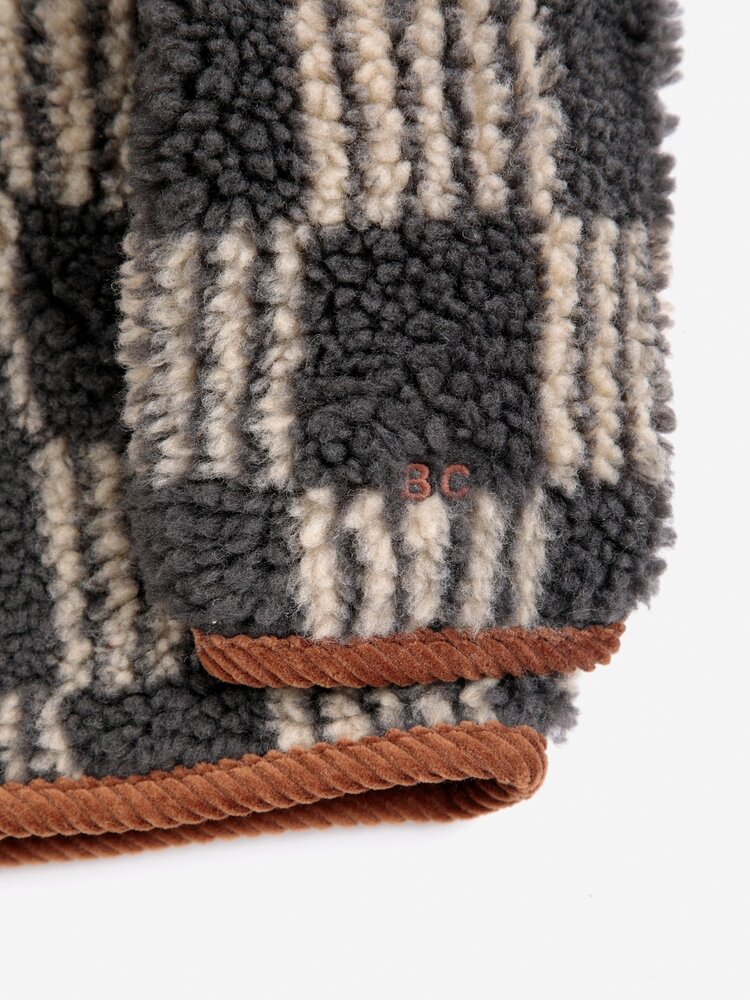 Bobo Choses Almost Moiré all over sheepskin jacket Bobo Choses Almost Moiré all over sheepskin jacket