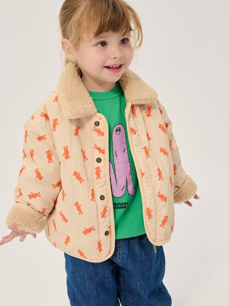 Bobo Choses Softpaw Monster sheepskin reversible jacket Bobo Choses Softpaw Monster sheepskin reversible jacket