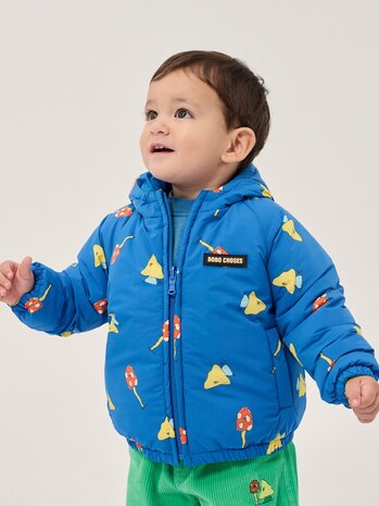 Bobo Choses Mush Monster Duo all over reversible anorak Bobo Choses Mush Monster Duo all over reversible anorak