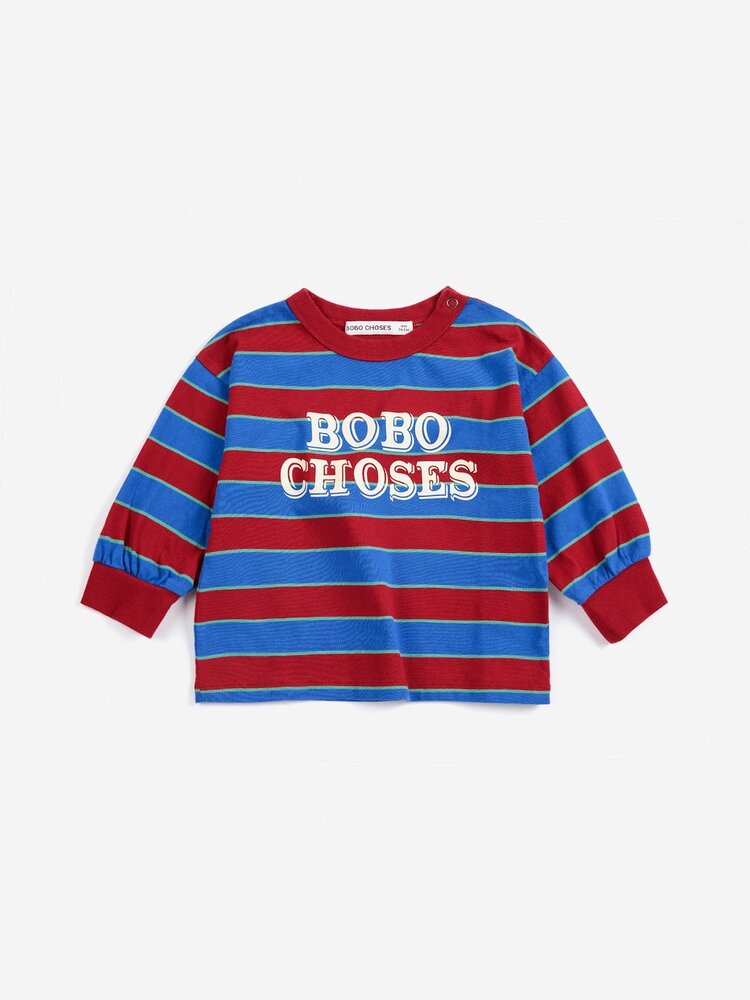 Bobo Choses Bobo Choses Embossed stripes T-shirt Bobo Choses Bobo Choses Embossed stripes T-shirt