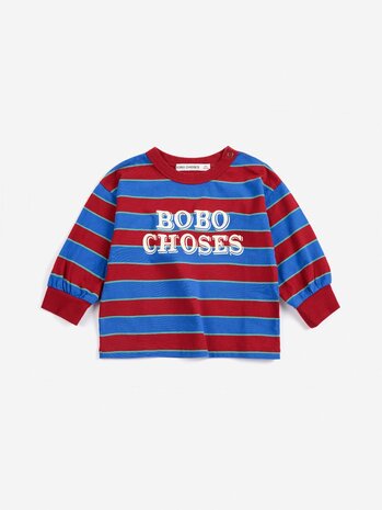 Bobo Choses Bobo Choses Embossed stripes T-shirt Bobo Choses Bobo Choses Embossed stripes T-shirt