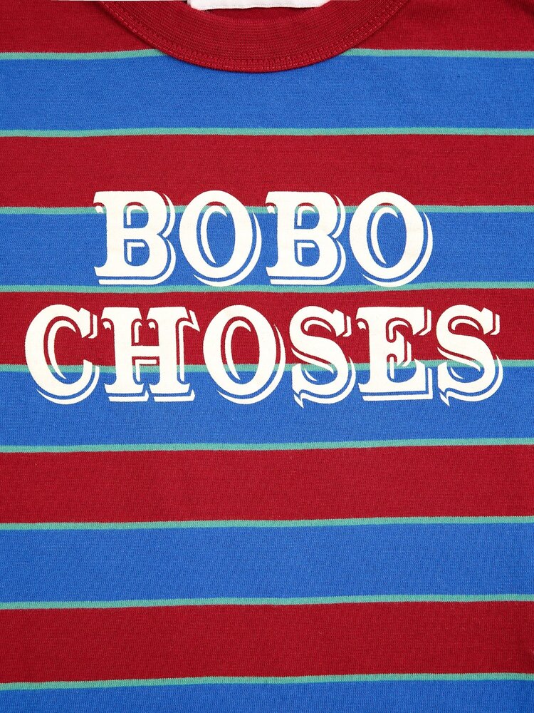 Bobo Choses Bobo Choses Embossed stripes T-shirt Bobo Choses Bobo Choses Embossed stripes T-shirt