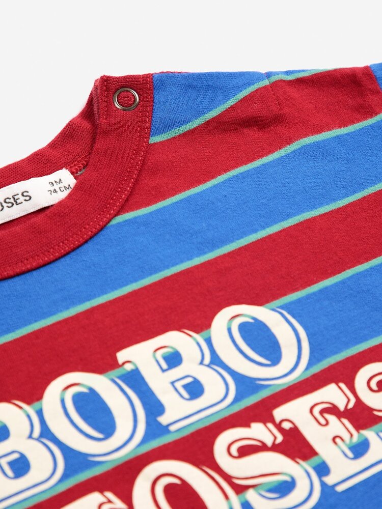 Bobo Choses Bobo Choses Embossed stripes T-shirt Bobo Choses Bobo Choses Embossed stripes T-shirt