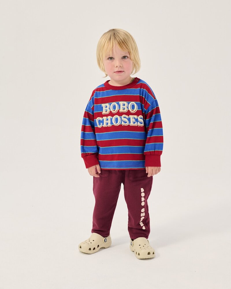 Bobo Choses Bobo Choses Embossed stripes T-shirt Bobo Choses Bobo Choses Embossed stripes T-shirt